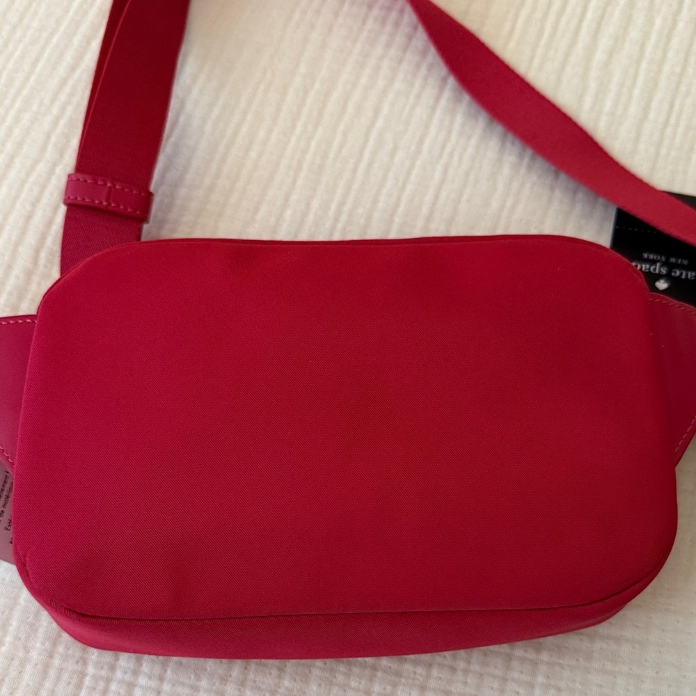 Kate Spade New York Pink Nylon Crossbody / Belt Bag - NWT - Picture 10 of 13